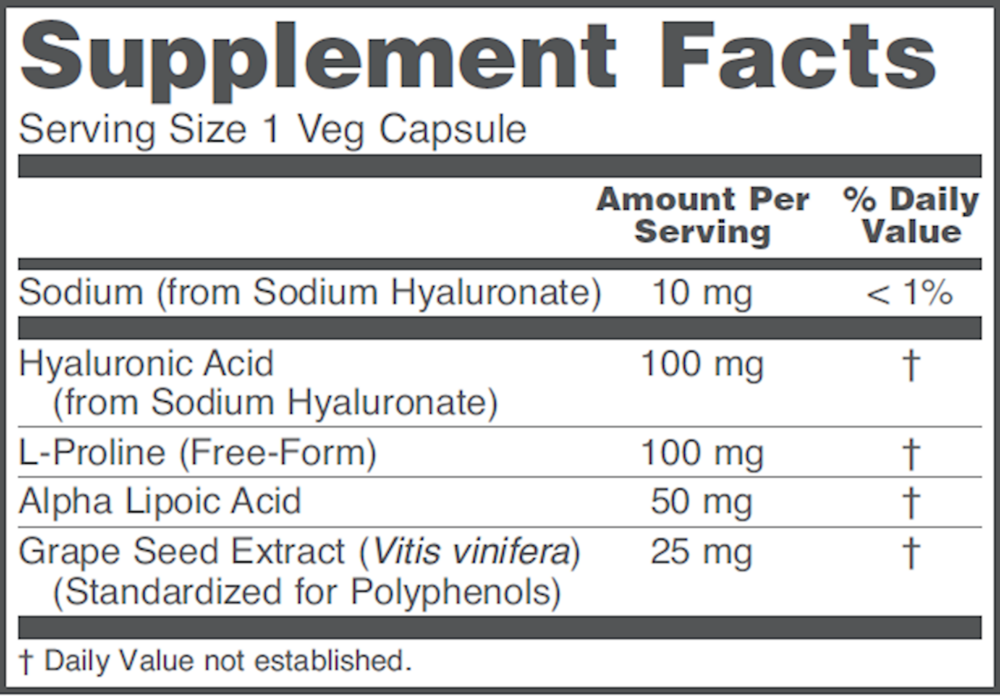 Protocol for Life Balance Hyaluronic Acid 100mg with Co-factors — view 3