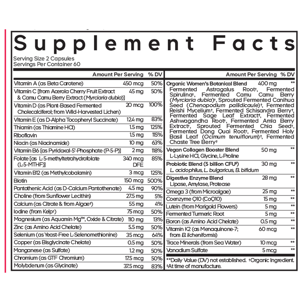 Codeage Women's Fermented Multivitamin — view 3