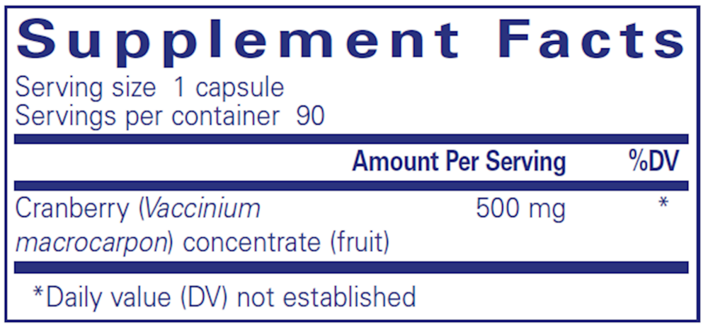 Pure Encapsulations Cranberry NS — view 3