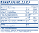 Klaire Labs/SFI Health B-Complex Plus — view 3 — view 3