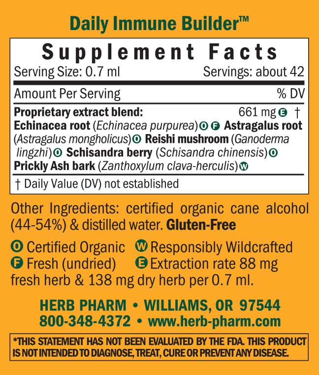 Herb Pharm Daily Immune Builder — view 3