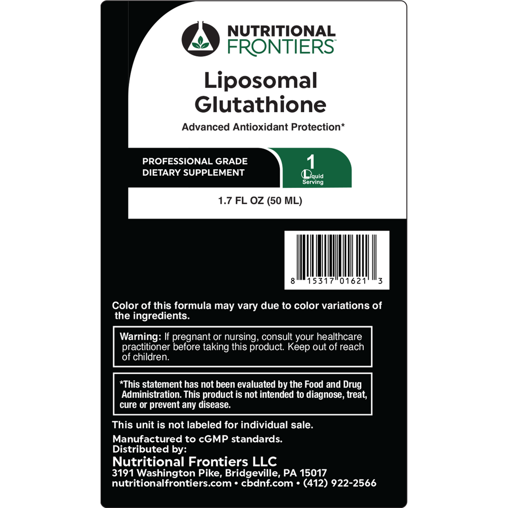 Nutritional Frontiers Liposomal Glutathione — view 3