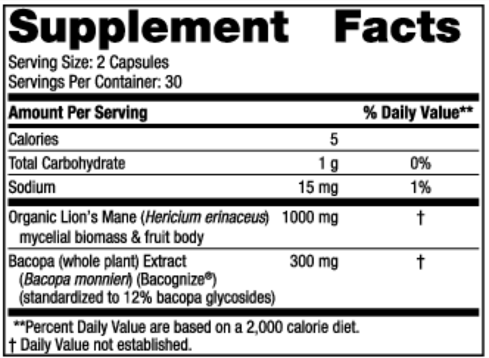 Nordic Naturals Cognition Mushroom Complex — view 3