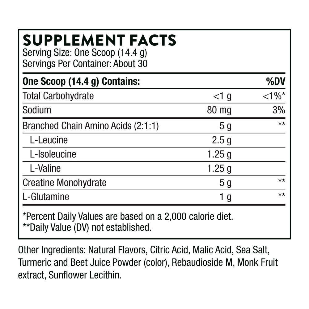 Thorne Creatine + BCAA's (Peach Mango Flavored) — view 3