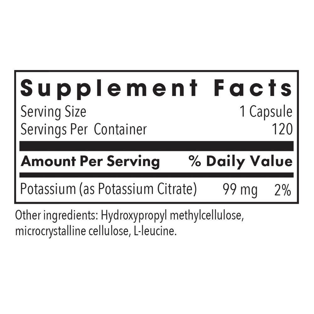 Allergy Research Group Potassium Citrate — view 3