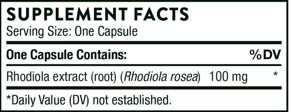 Thorne Rhodiola — view 3