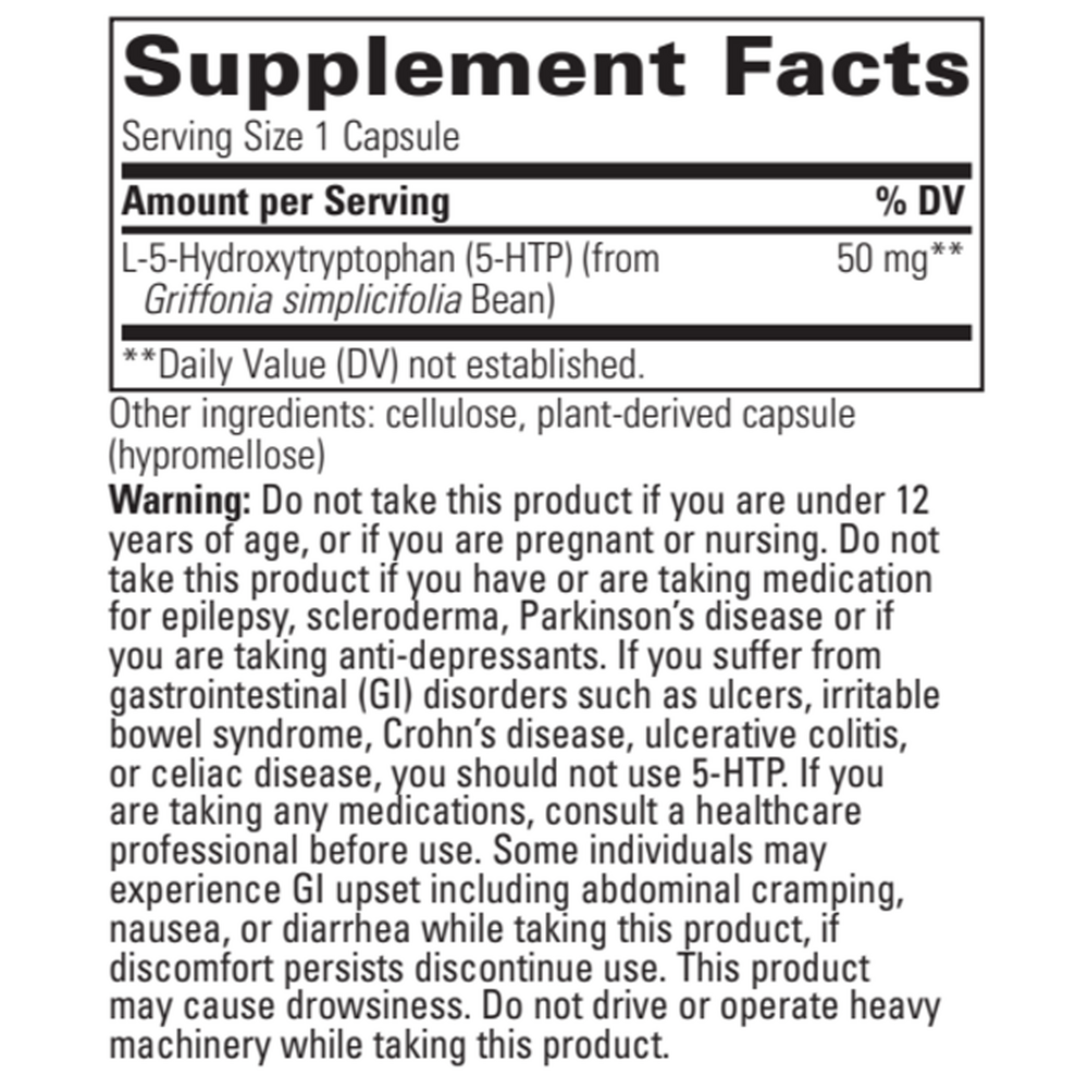 Integrative Therapeutics 5-HTP 50mg — view 3