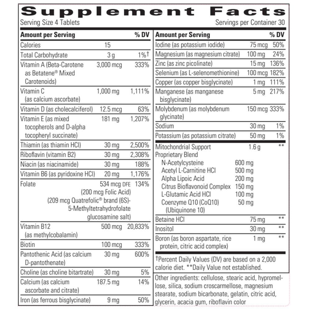 Integrative Therapeutics K-PAX MitoNutrients — view 3