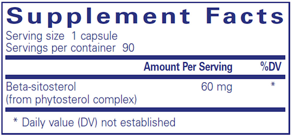 Pure Encapsulations Beta-Sitosterol — view 3