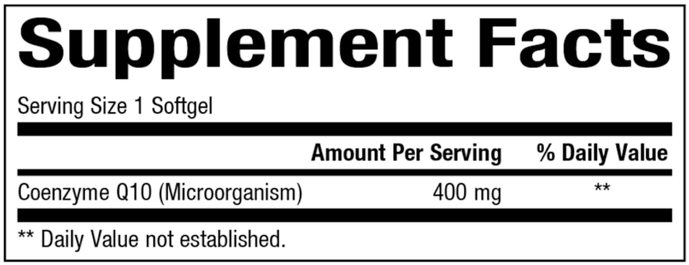 Bioclinic Naturals CoQ10 400mg — view 3