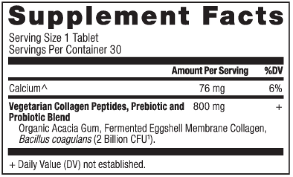 Ancient Nutrition Vegetarian Collagen Peptides Tablets — view 3