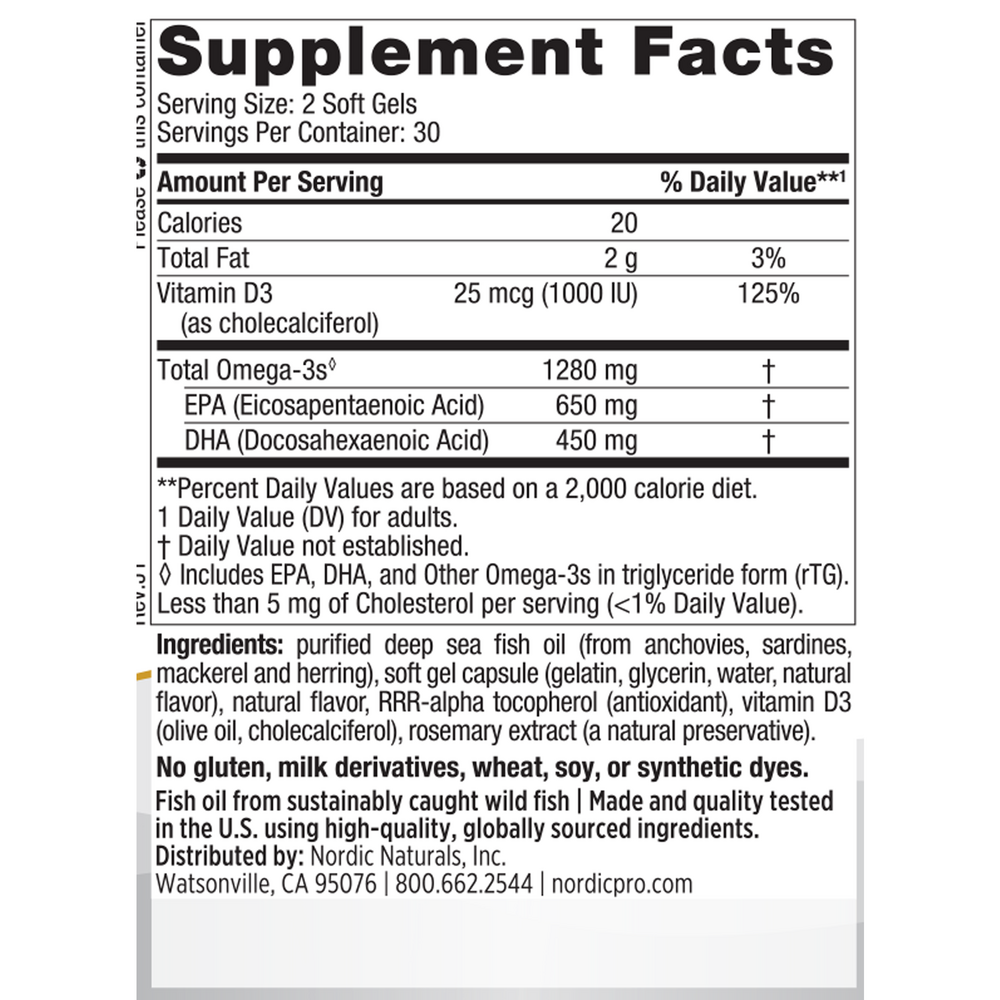 Nordic Naturals ProOmega®-D — view 3