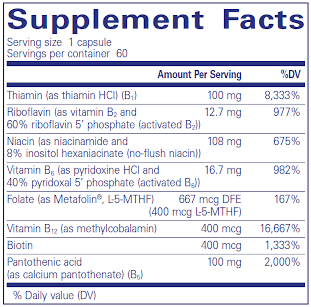 Pure Encapsulations B-Complex Plus — view 3