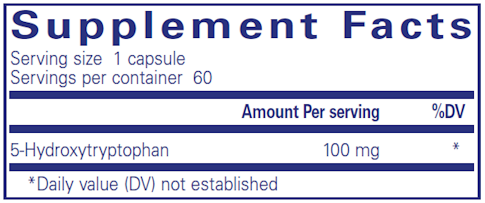 Pure Encapsulations 5-HTP 100mg — view 3