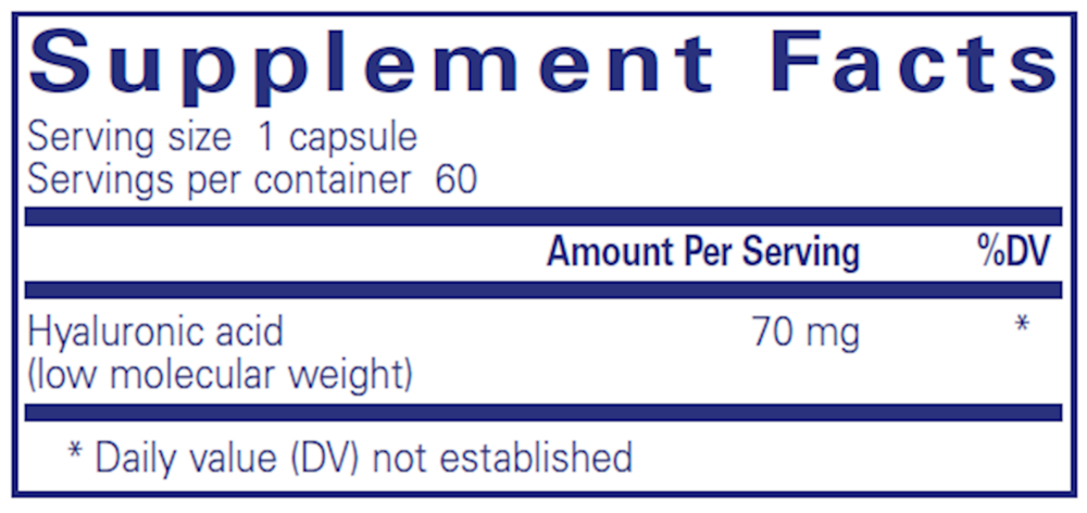 Pure Encapsulations Hyaluronic Acid — view 3