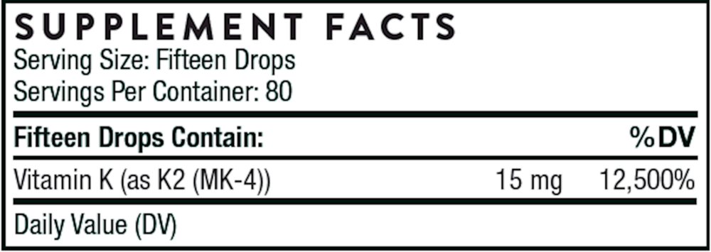 Thorne Vitamin K2 Liquid — view 3
