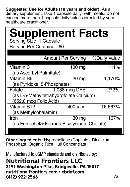 Nutritional Frontiers EZ Iron — view 3