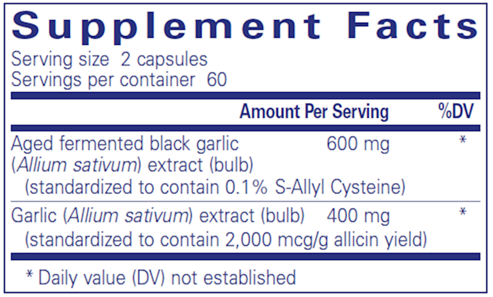 Pure Encapsulations Garlic Complex — view 3