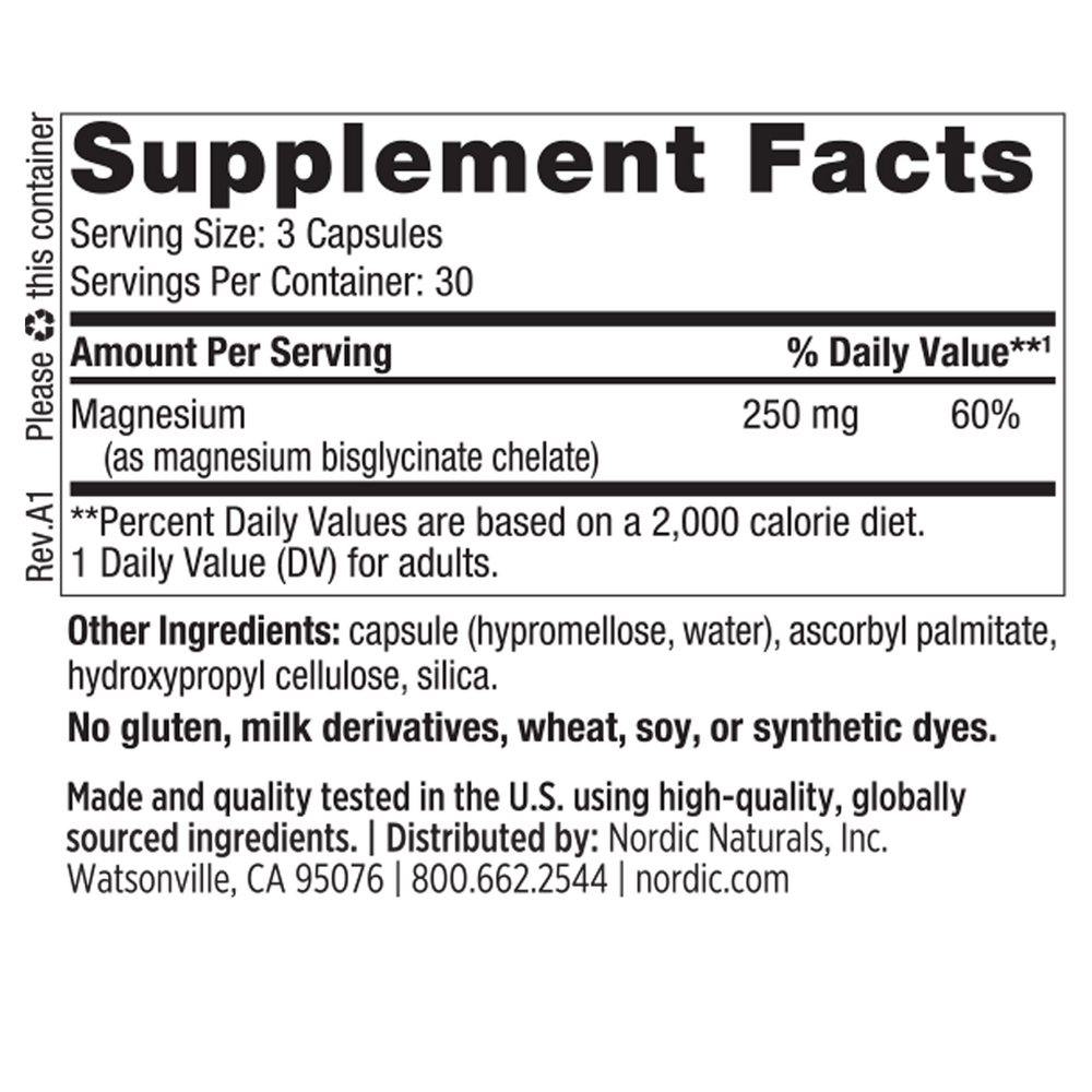 Nordic Naturals Magnesium Glycinate — view 3
