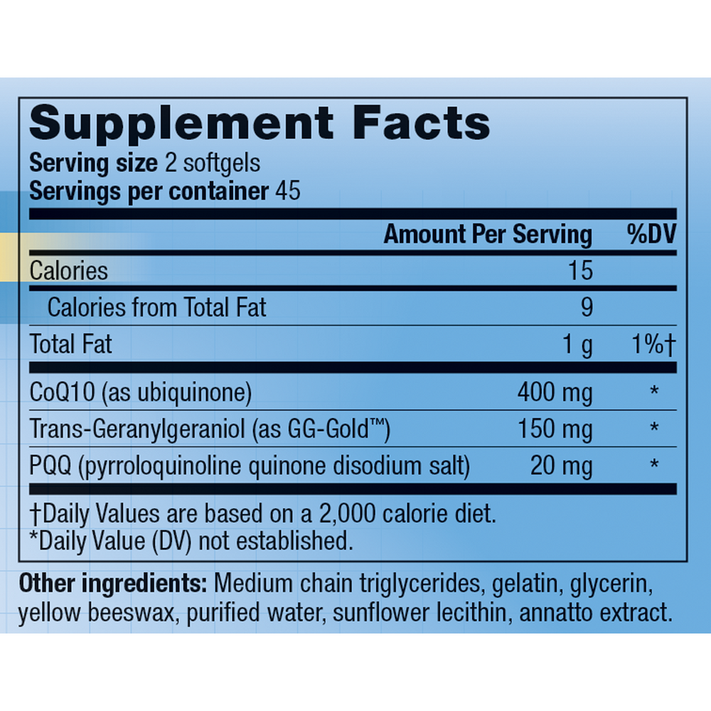 Apex Energetics, Inc CoQ10 SuperMax™ — view 3