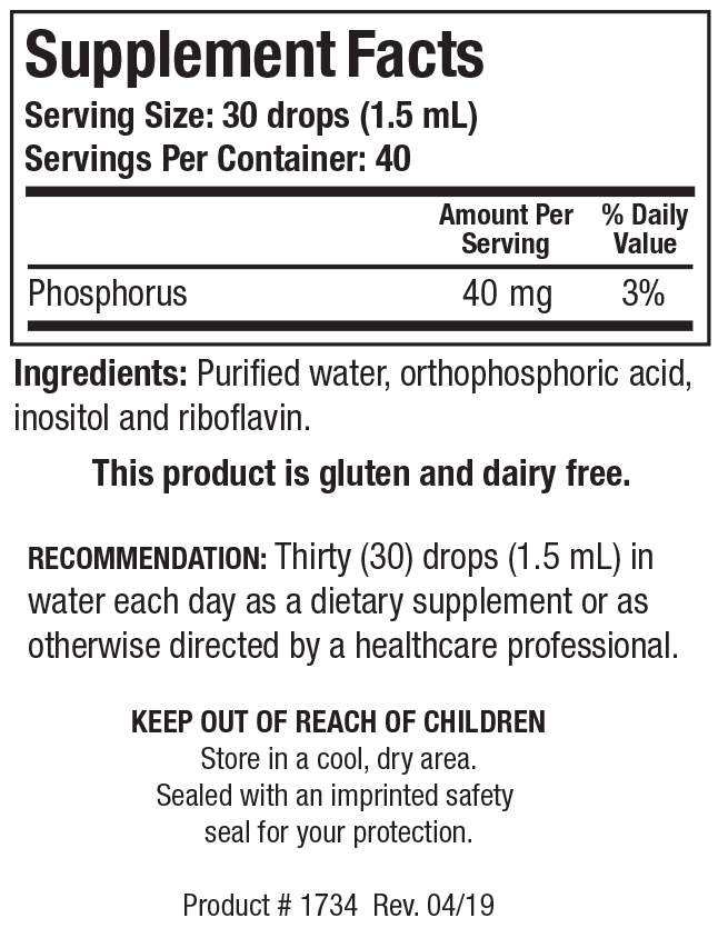 Biotics Research Super Phosphozyme Liquid™ — view 3