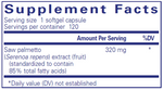 Pure Encapsulations Saw Palmetto 320 — view 3 — view 3