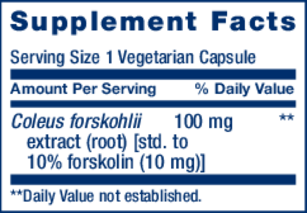 Life Extension Forskolin 10mg — view 3
