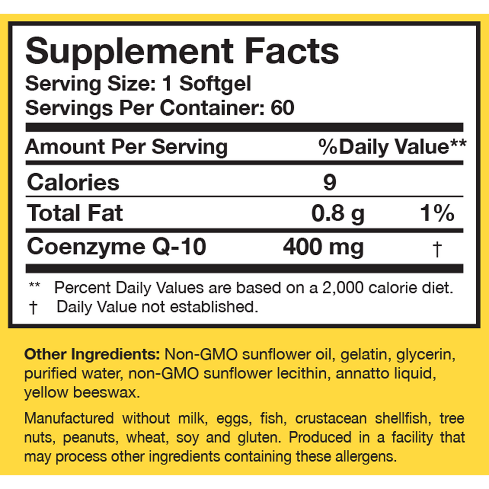 Researched Nutritionals CoQ10 Power™ — view 3