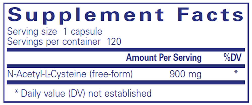 Pure Encapsulations NAC 900mg — view 3