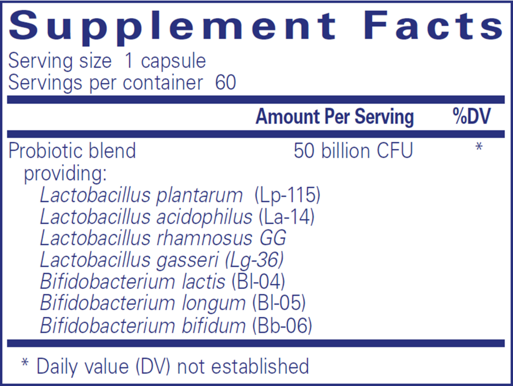 Pure Encapsulations Probiotic 50B — view 3
