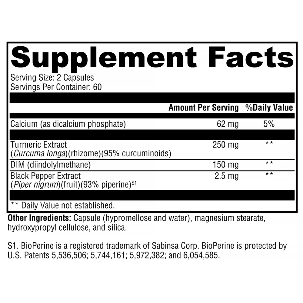 Xymogen DIMension 3 (Turmeric Extract) — view 3