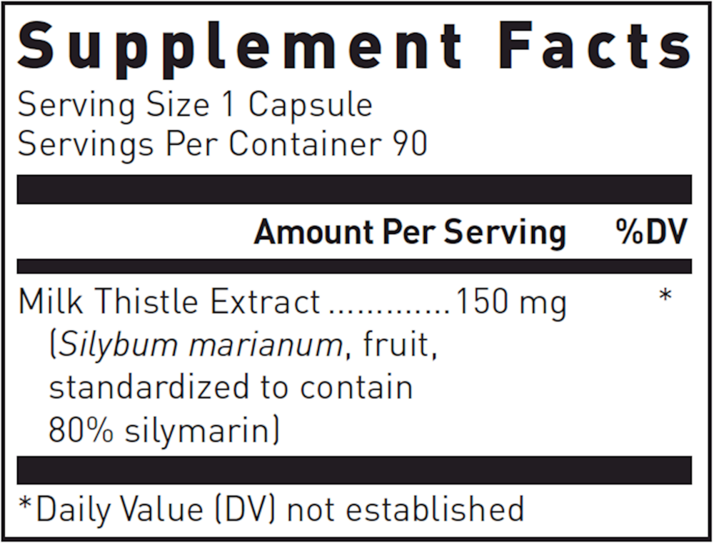 Douglas Labs Silymarin Milk Thistle Extract — view 3