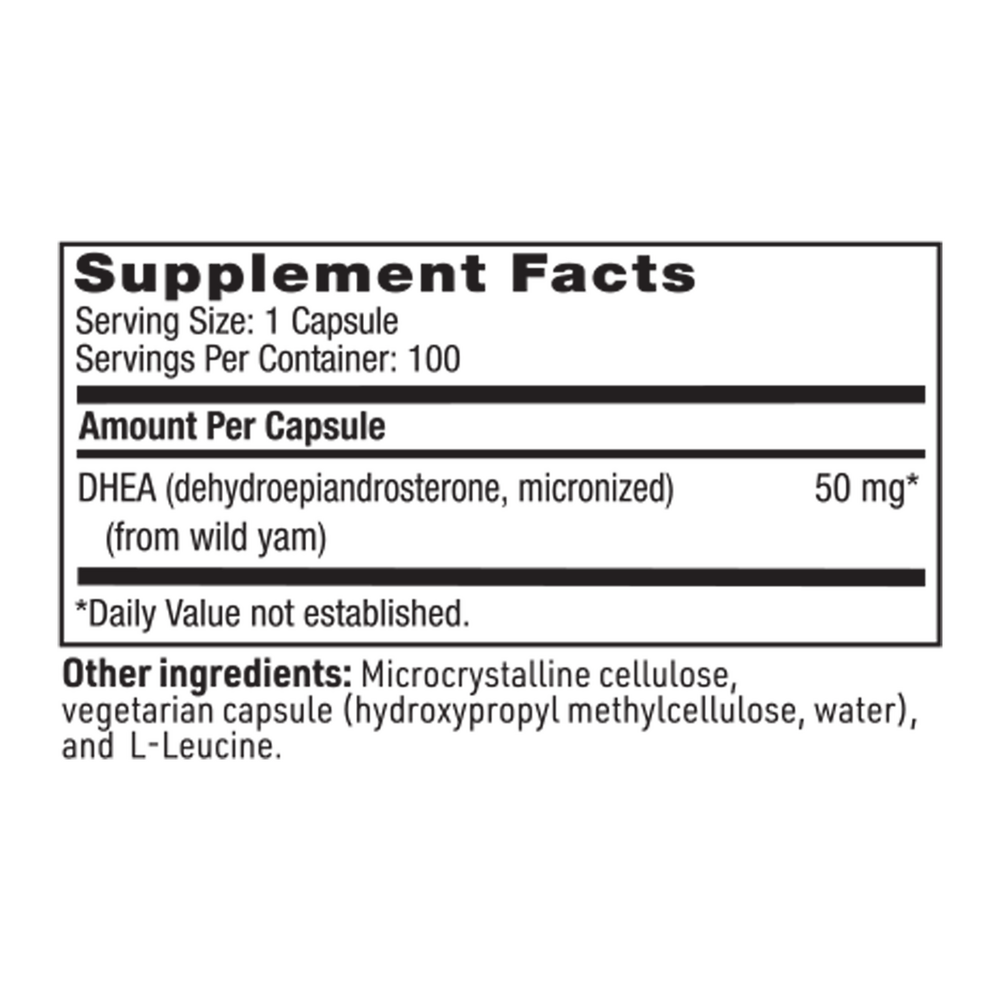 Klaire Labs/SFI Health DHEA 50mg — view 3