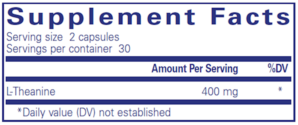 Pure Encapsulations L-Theanine — view 3