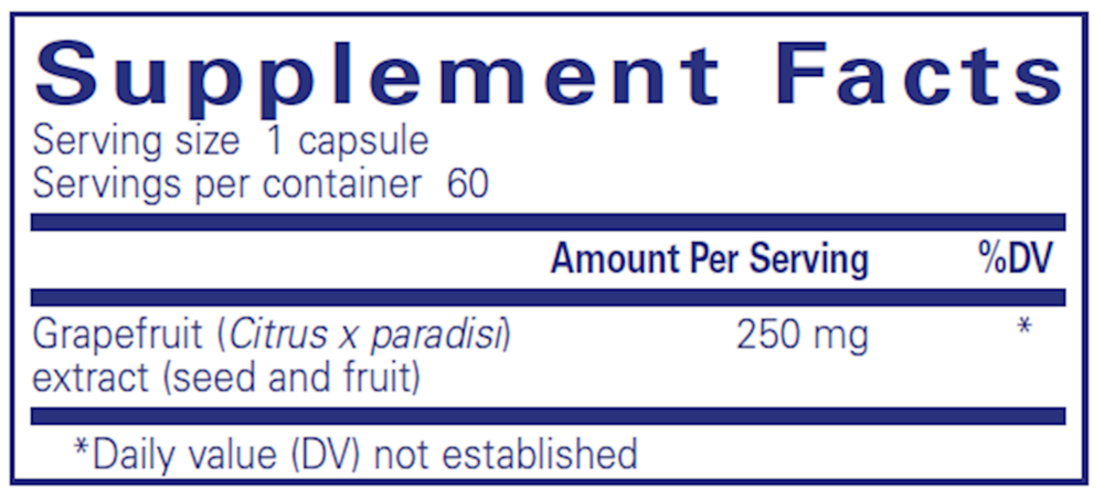 Pure Encapsulations Grapefruit Seed Extract — view 3