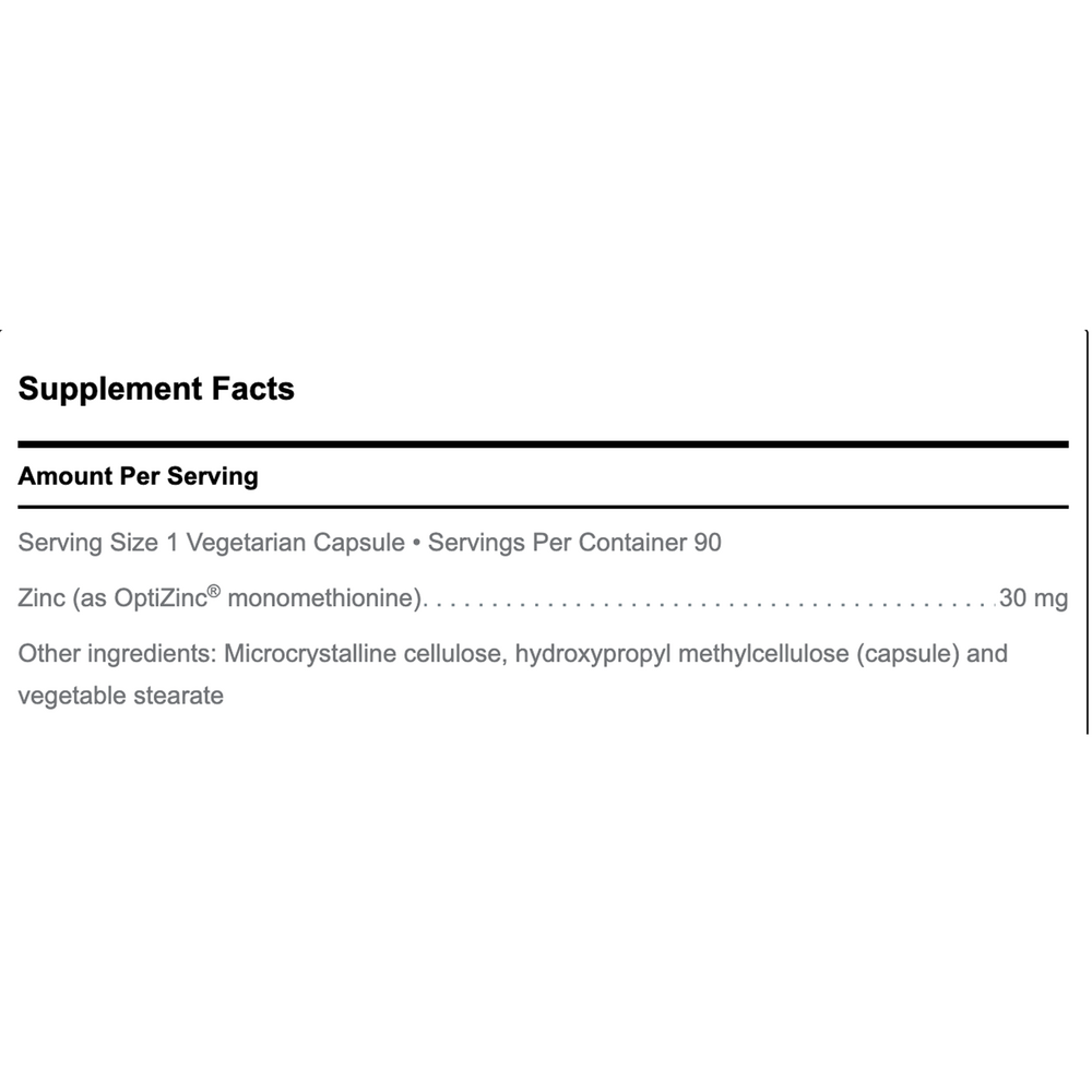 Douglas Labs Opti-Zinc 30 — view 3