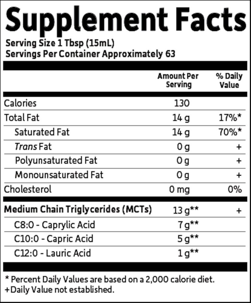 Garden of Life Dr. Formulated Brain Health 100% Organic Coconut MCT Oil — view 3
