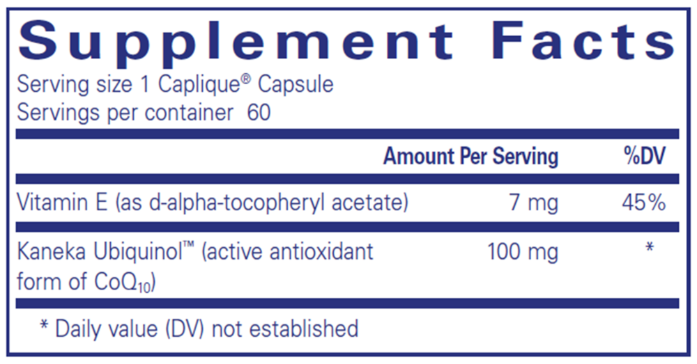 Pure Encapsulations Ubiquinol VESIsorb — view 3