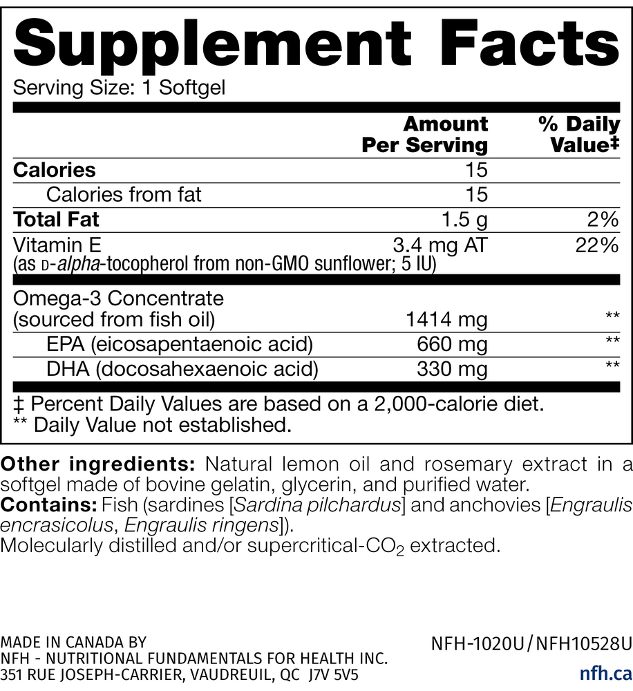 Nutritional Fundamentals for Health Trident SAP 66:33 Lemon Flavor — view 3