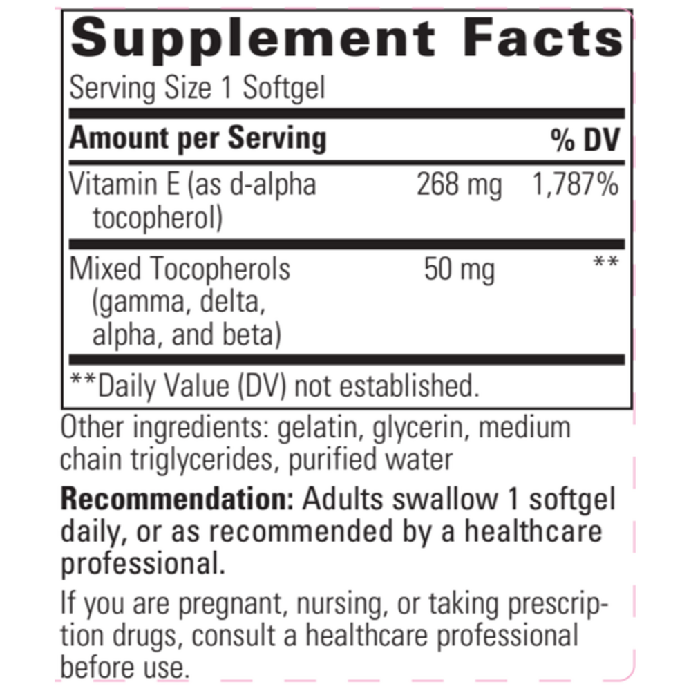 Integrative Therapeutics Vitamin E — view 3