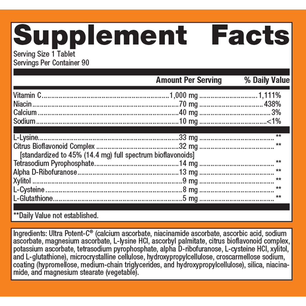Metagenics Ultra Potent-C® 1000 Vitamin C — view 3