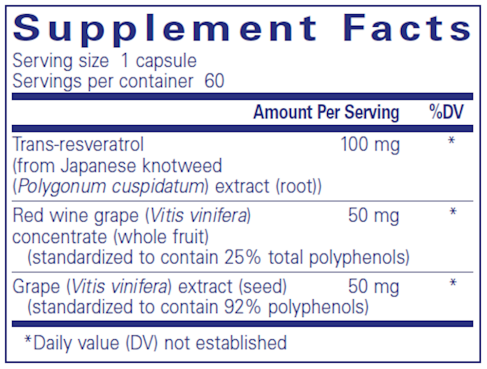 Pure Encapsulations Resveratrol EXTRA — view 3