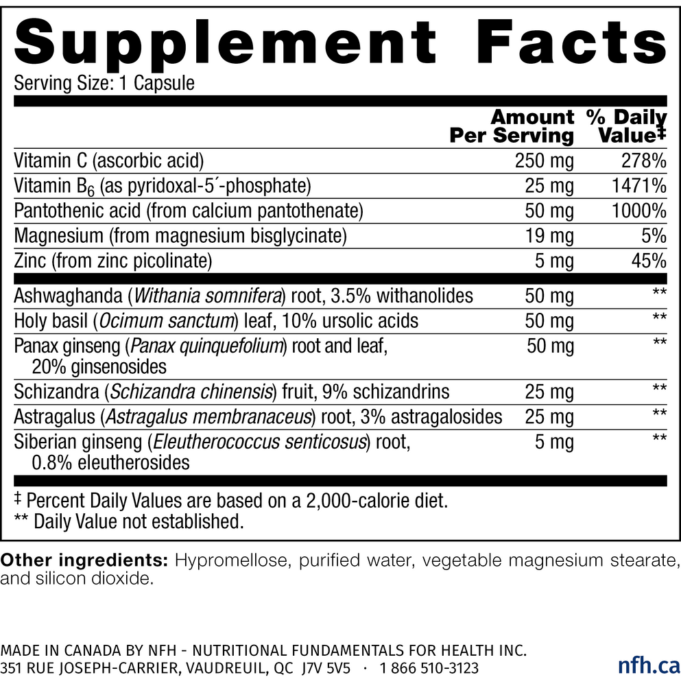 Nutritional Fundamentals for Health Adrenal SAP (Licorice Free) — view 3