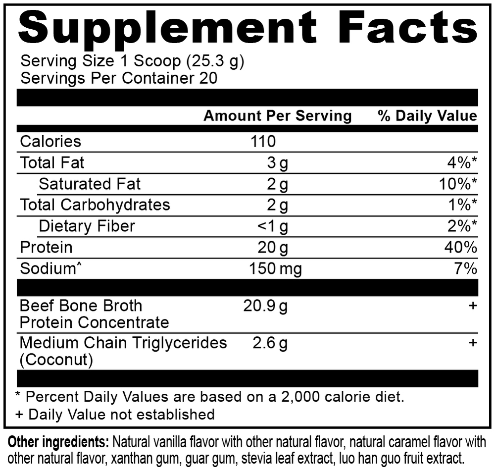 Ancient Nutrition Bone Broth Protein Salted Caramel — view 3