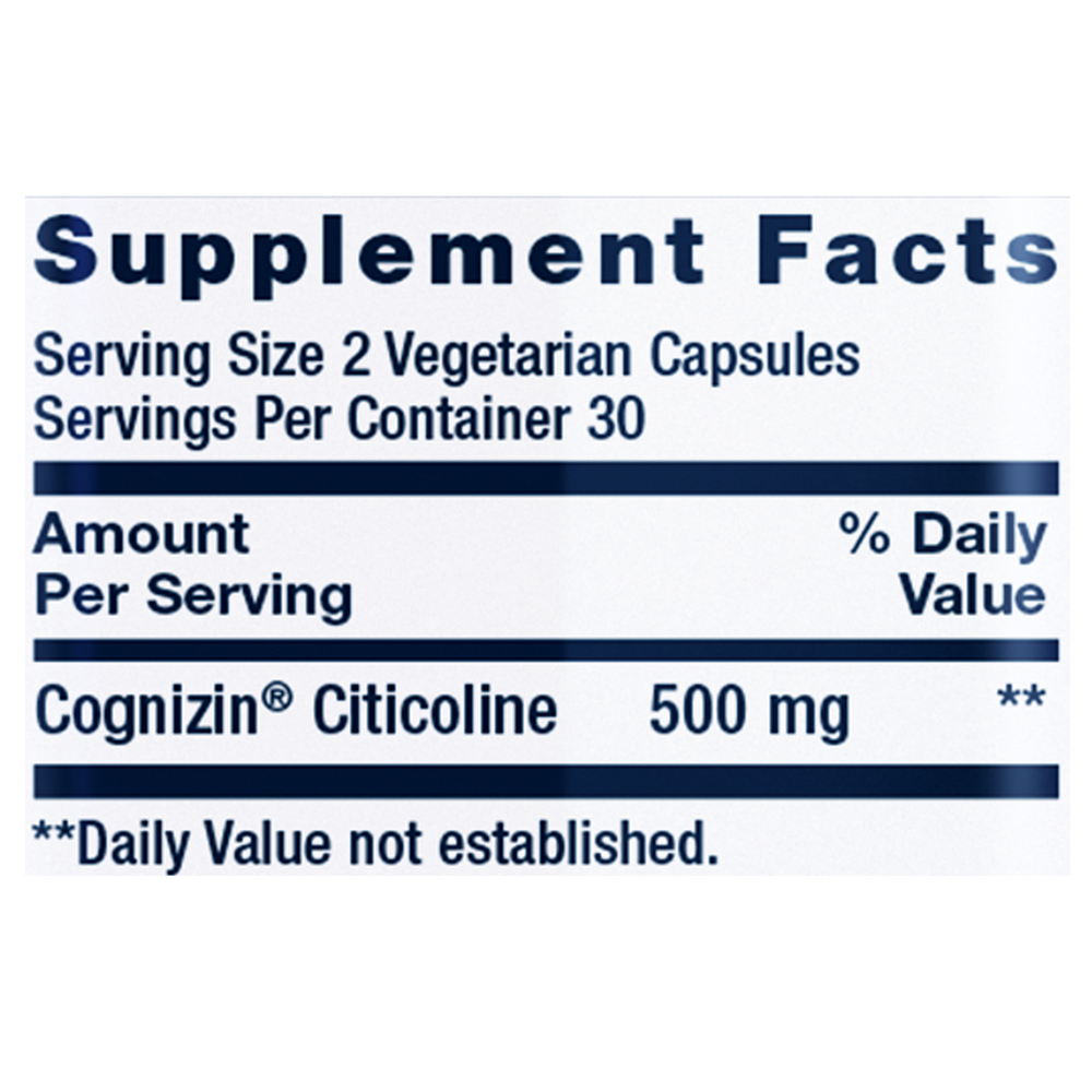 Life Extension Citicoline (CDP-Choline) — view 3
