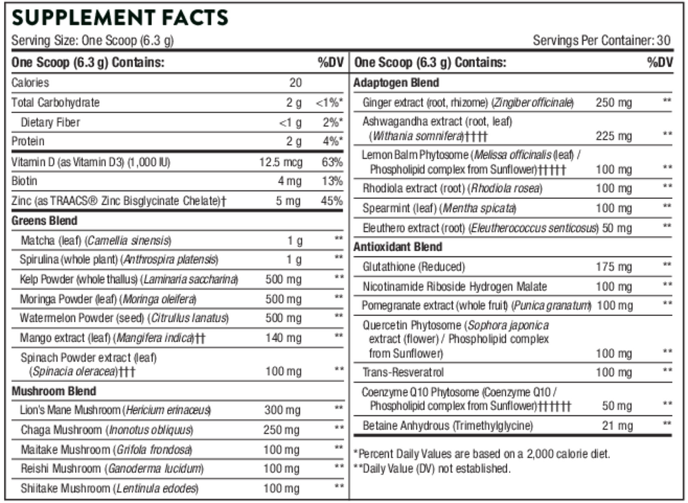 Thorne Daily Greens Plus — view 3
