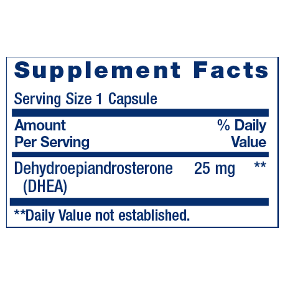 Life Extension DHEA 25mg — view 3
