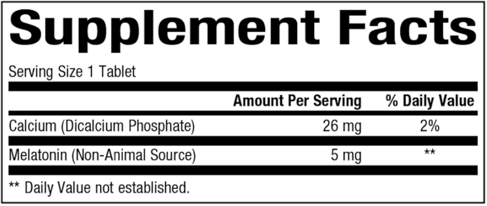 Bioclinic Naturals Melatonin Time Release 5mg — view 3