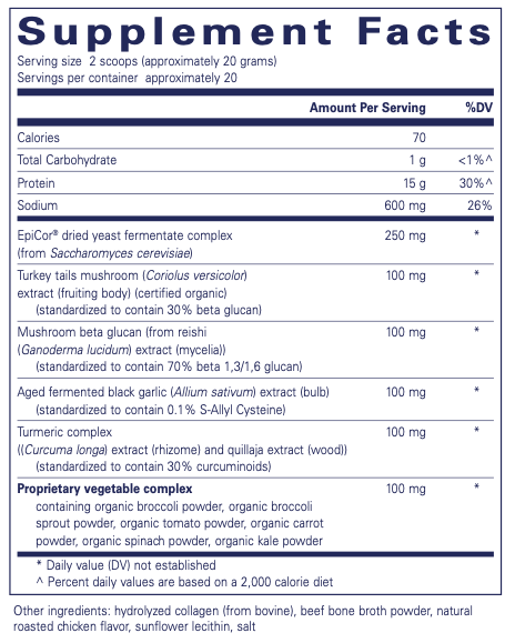 Pure Encapsulations PureDefense Collagen w/ Bone Broth — view 3