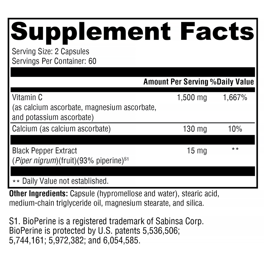 Xymogen Xcellent C (Vitamin C) — view 3